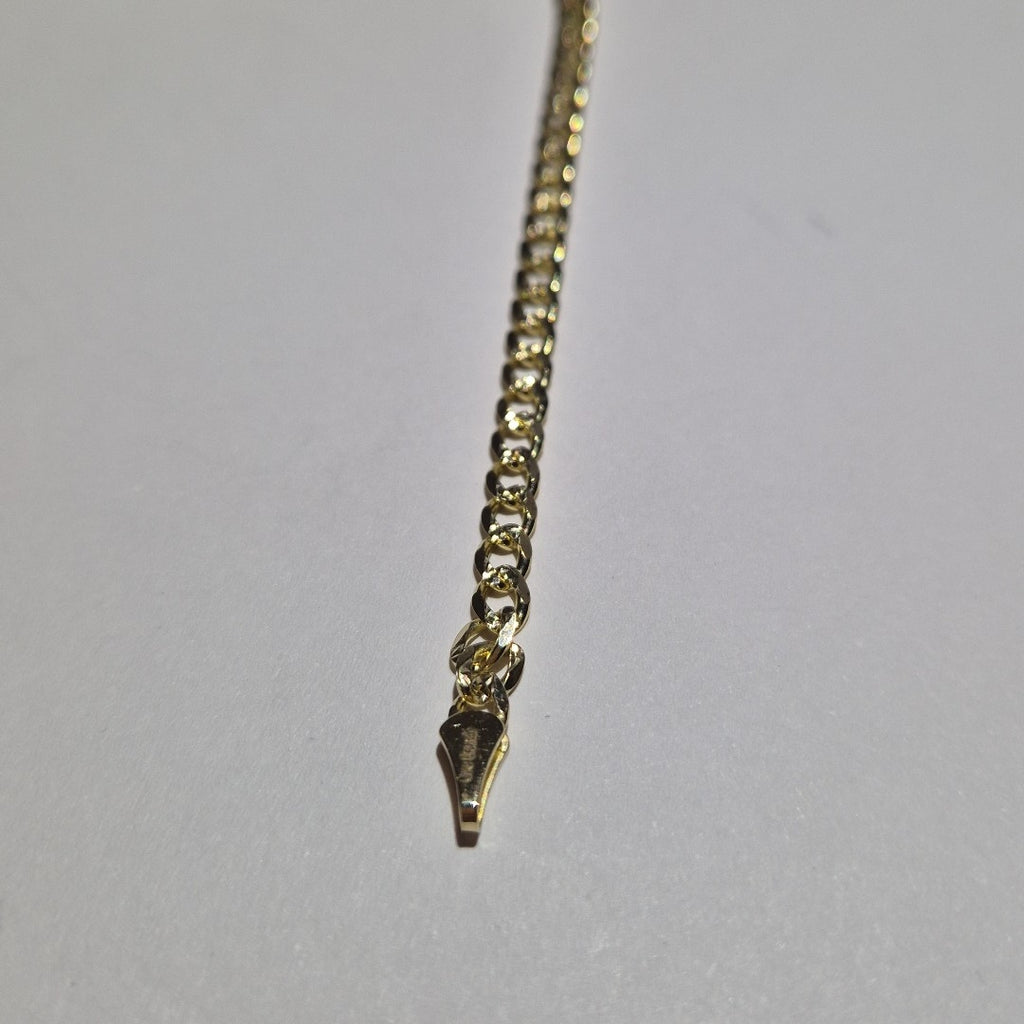 PULSERAS BARBADA ORO 14K 21 CM 5.3 GR (NUEVO)