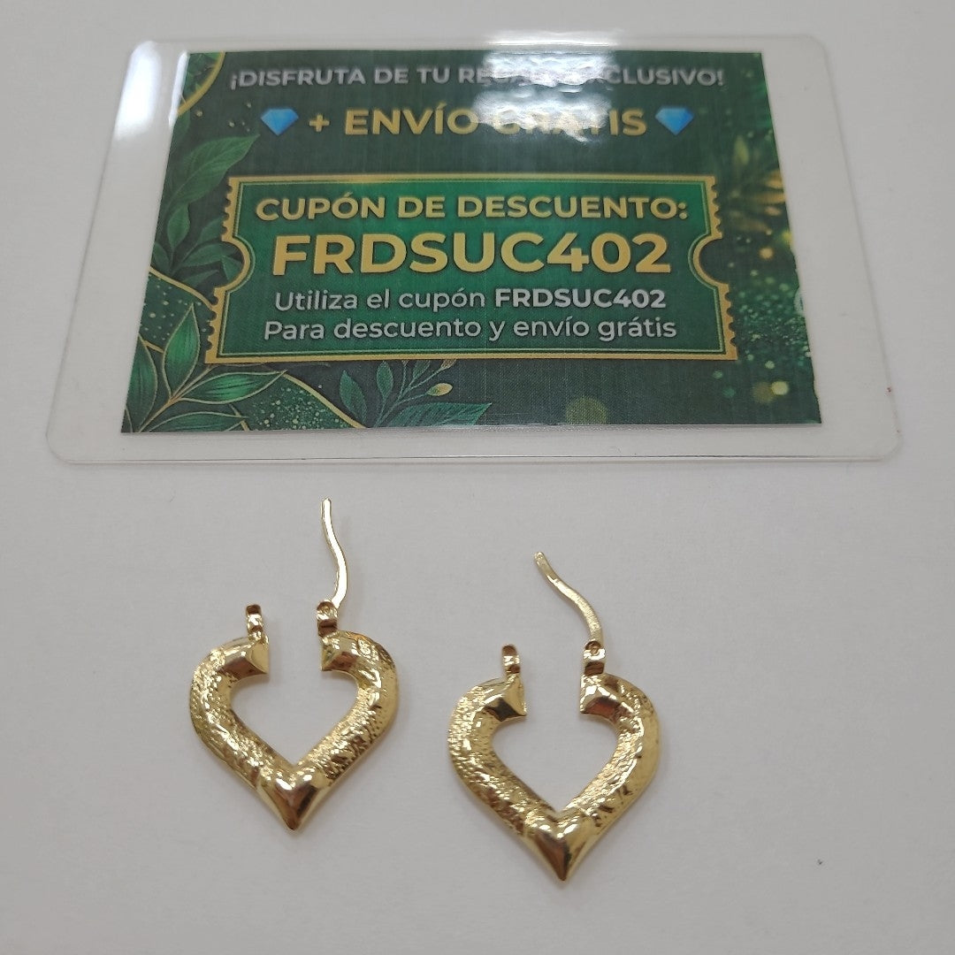 ARETES ARRACADAS 14K 1.8 GR (NUEVO)