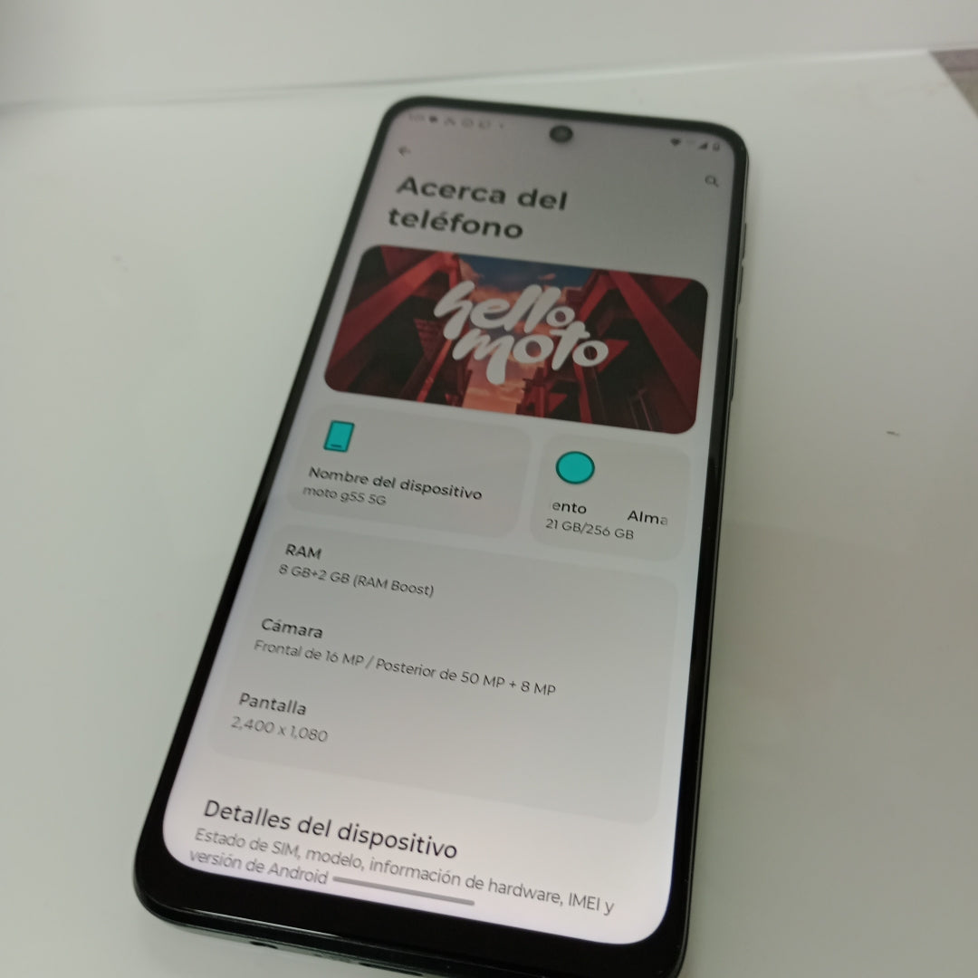 CELULAR MOTOROLA MOTO G56 5G XT2529-1(2025) 256 GB 8 GB RAM (SEMINUEVO)