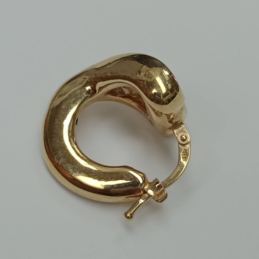 ARRACADAS PAR ORO 14 K 2.3 GRMS (SEMINUEVO)