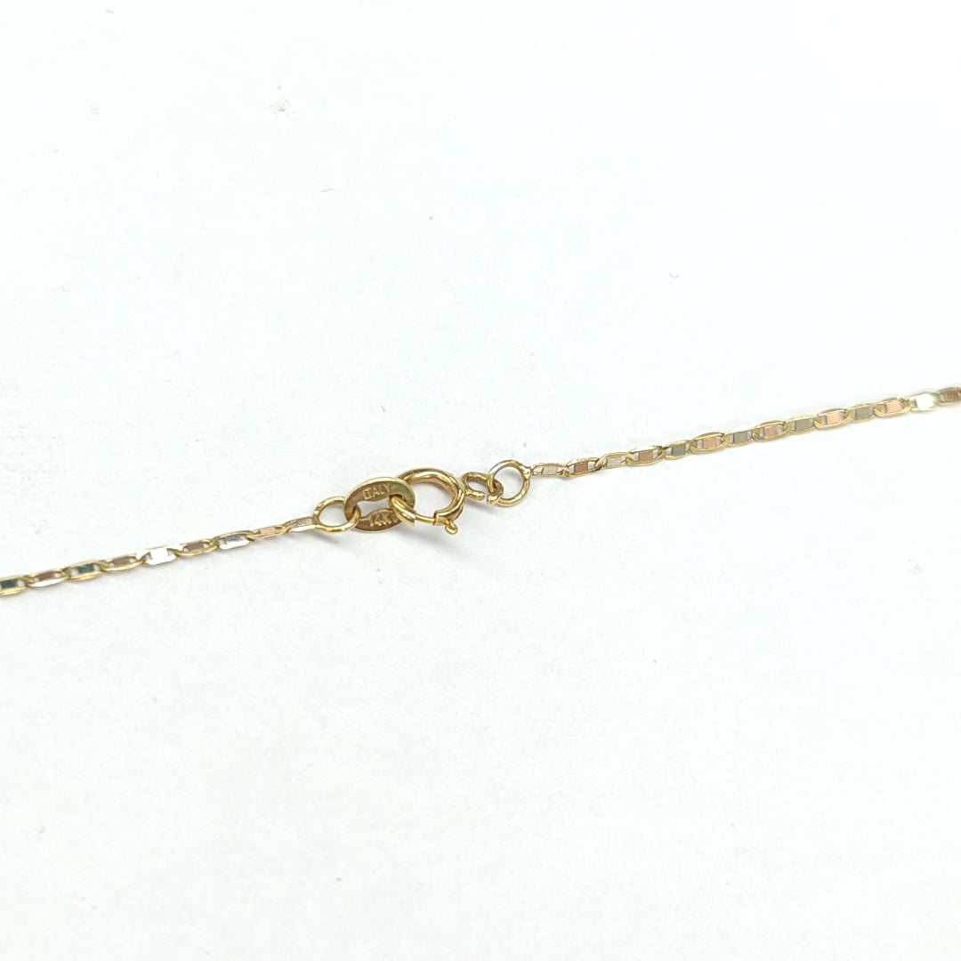 CADENA ORO 14 K 1,30 GRMS (SEMINUEVO)
