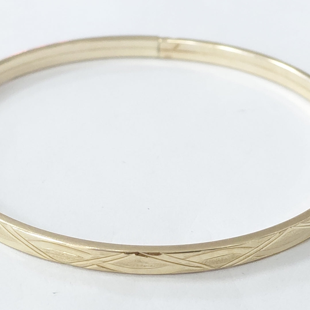 PULSERA RIGIDA ORO 10 K 5.1 GRMS (SEMINUEVO)
