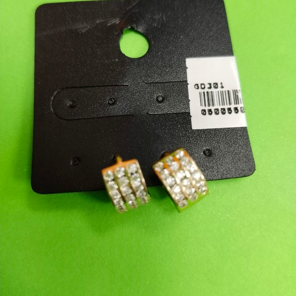 ARETES HUGGIES C CIRCONIA 14K 2.2 GR (NUEVO)