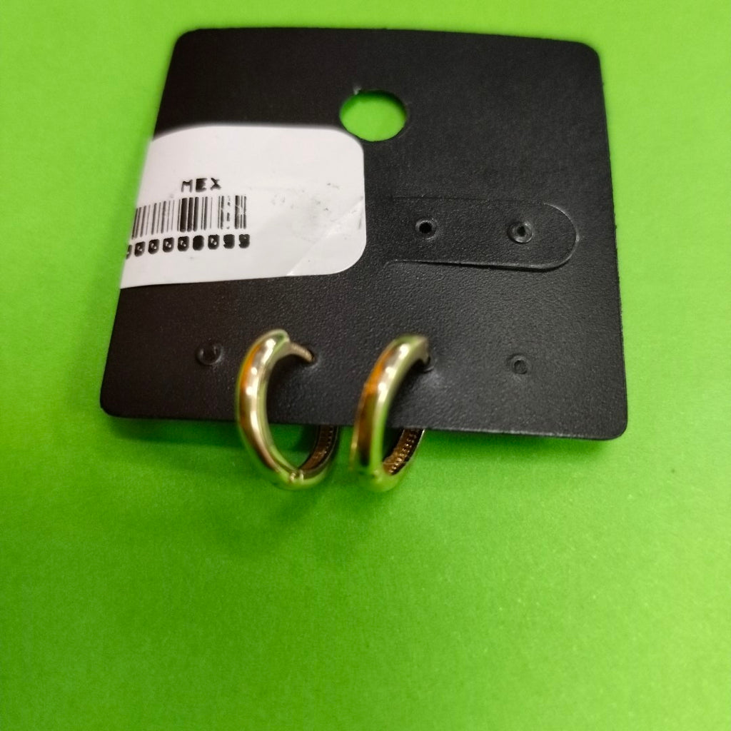 ARETES ARRACADAS LISAS 10K 1.1 GR (NUEVO)