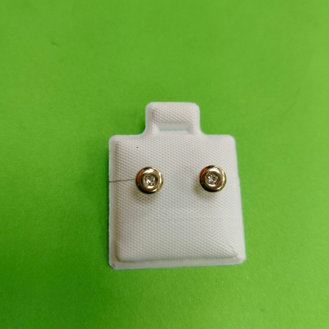 BROQUELES BROQUEL C CIRCONIA 14K 0.27 GR (NUEVO)