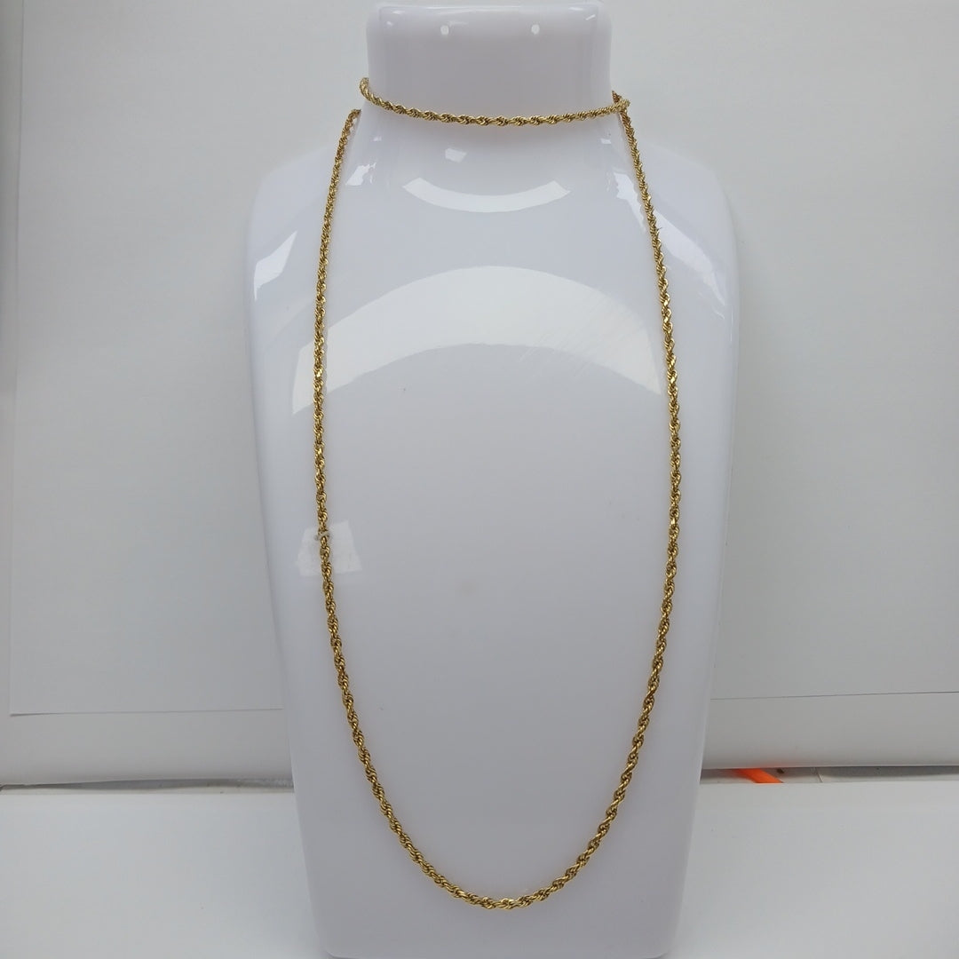 CADENA ORO 14 K 9 GRMS (SEMINUEVO)