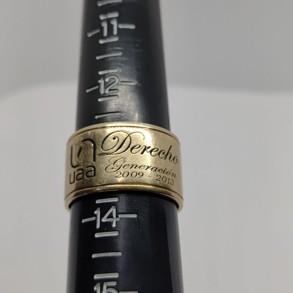 ANILLO DE GRADUACIÓN ORO 14 K 20.5 GRMS (SEMINUEVO)