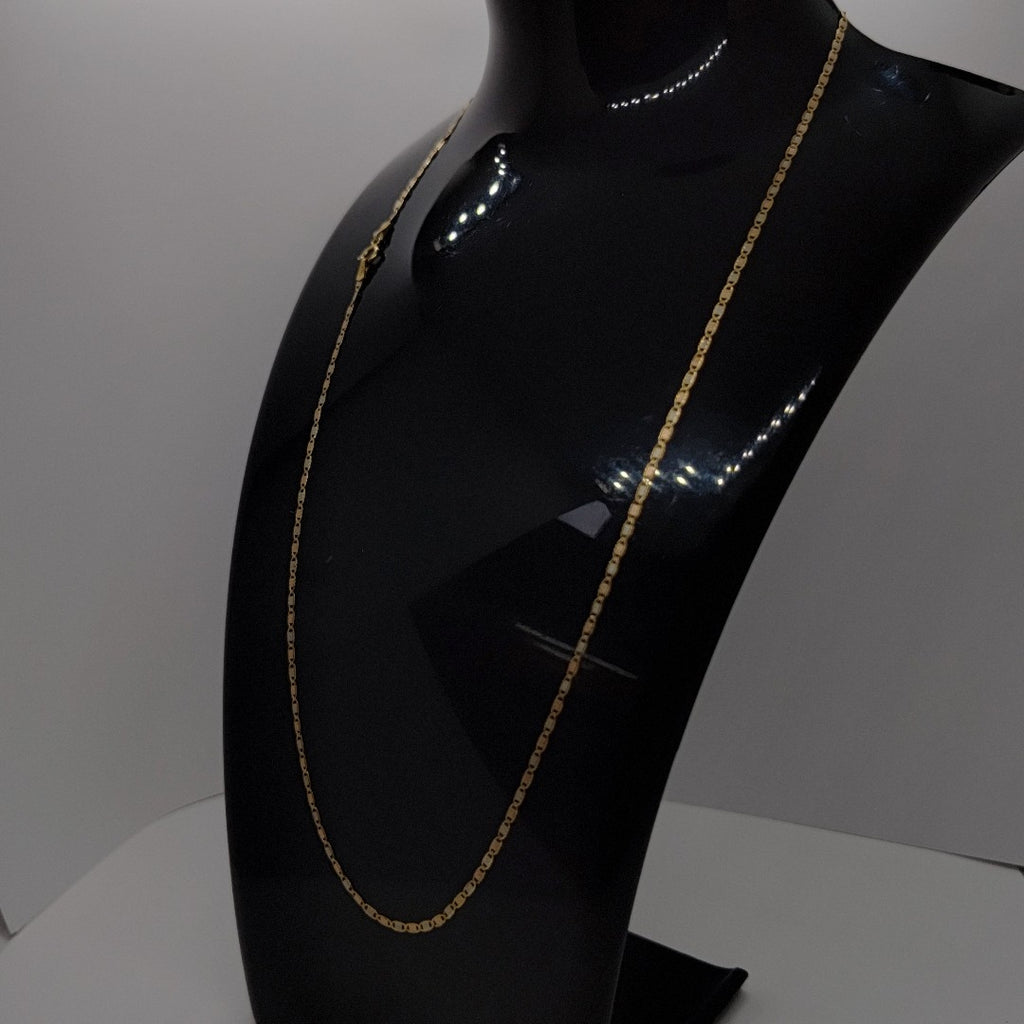 CADENA ORO COMBINADO 14 K 1.2 GRMS (SEMINUEVO)