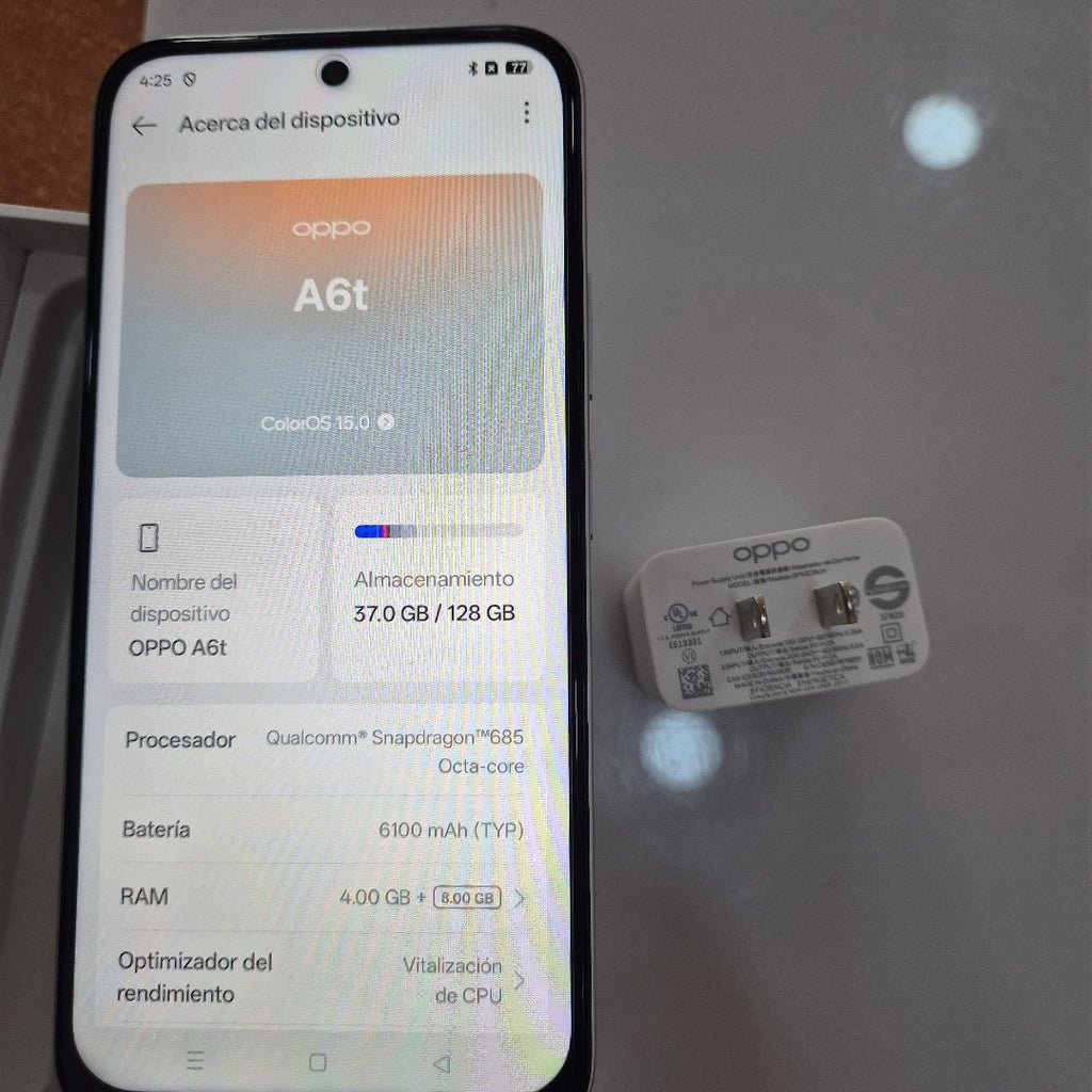 CELULAR OPPO A6T CPH2847 (2026) 128 GB 4 GB RAM (SEMINUEVO)