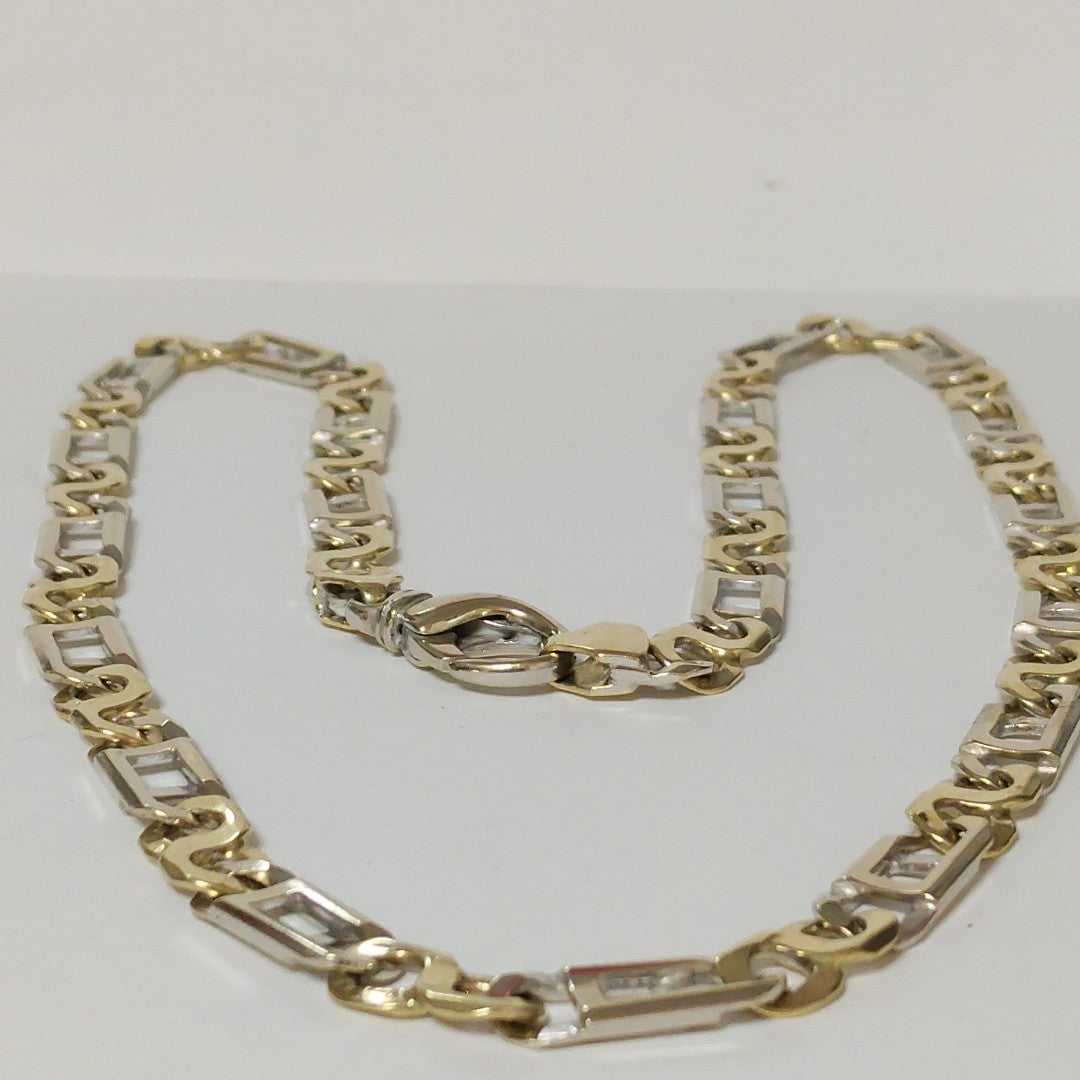 CADENA ORO COMBINADO 14 K 61.7 GRMS (SEMINUEVO)