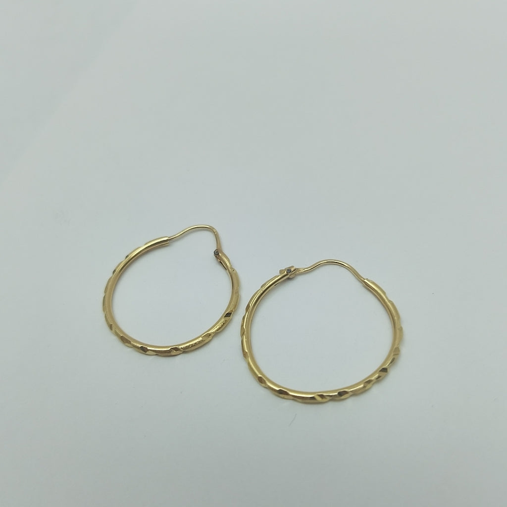 ARRACADAS PAR ORO 14 K 1.5 GRMS (SEMINUEVO)