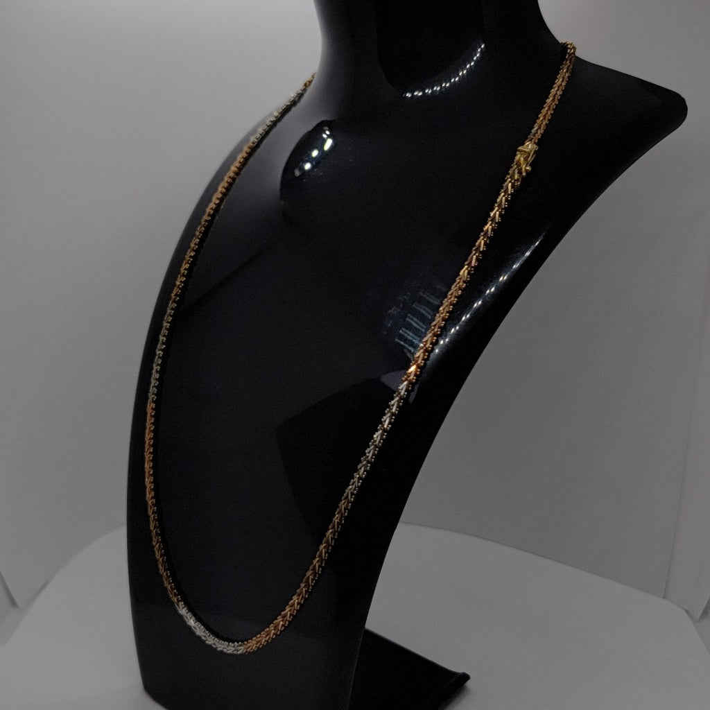 GARGANTILLA ORO,ORO COMBINADO 14 K 13,50 GRMS (SEMINUEVO)