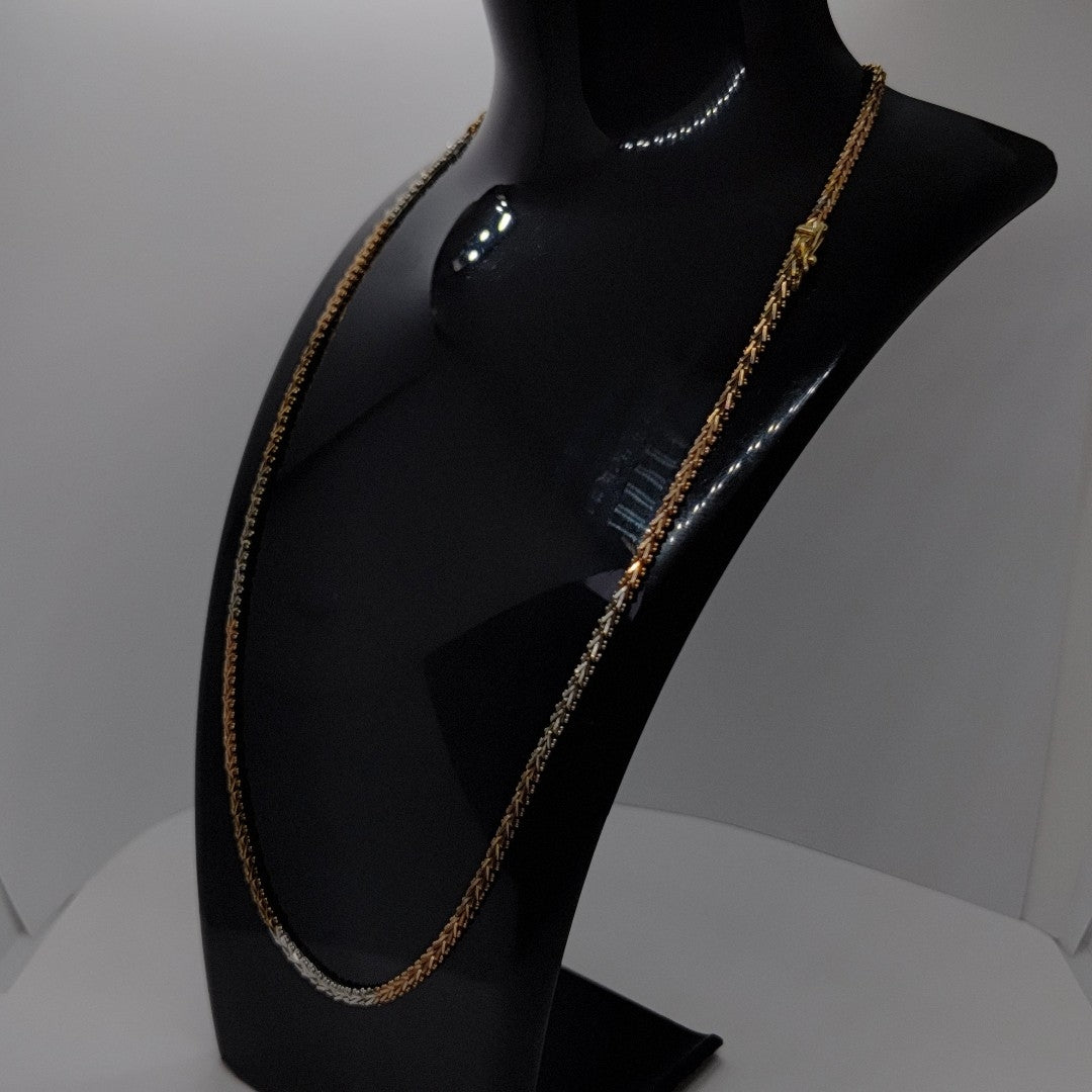 GARGANTILLA ORO,ORO COMBINADO 14 K 13,50 GRMS (SEMINUEVO)