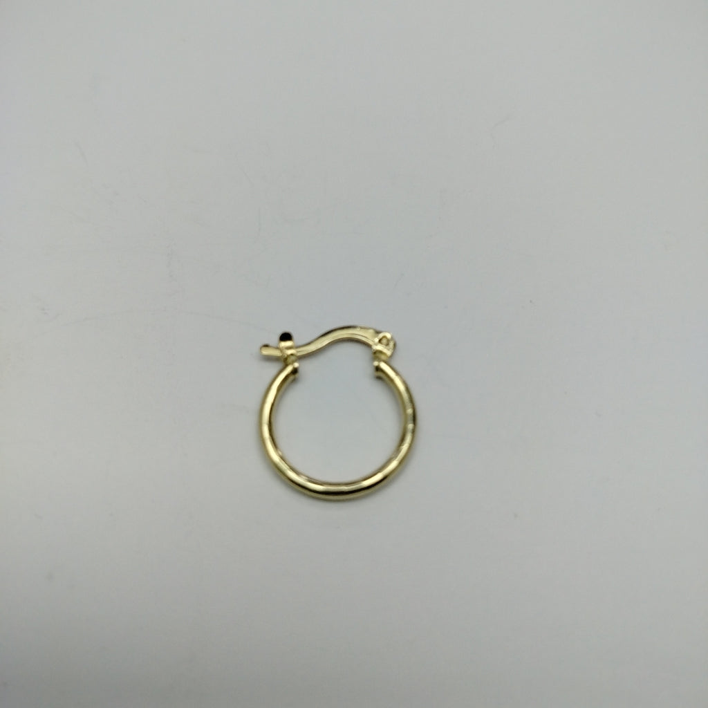 ARETES ARRACADAS ESTRIADAS 14K 1.4 GR (NUEVO)