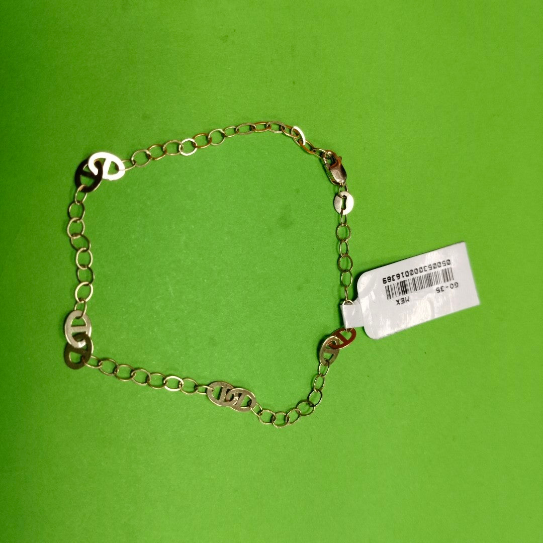 PULSERA ESPECIAL 14K 21 CM 1.8 GR (NUEVO)