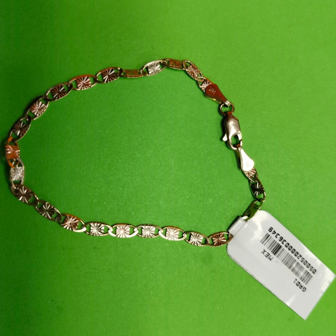 PULSERA GUCHI 14K 18 CM 3.1 GR (NUEVO)
