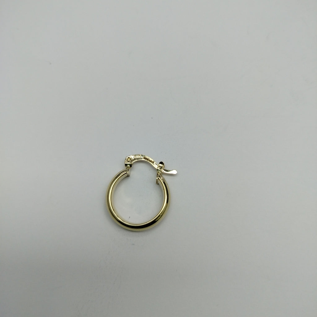 ARETES ARRACADA LISA 14K 1.6 GR (NUEVO)