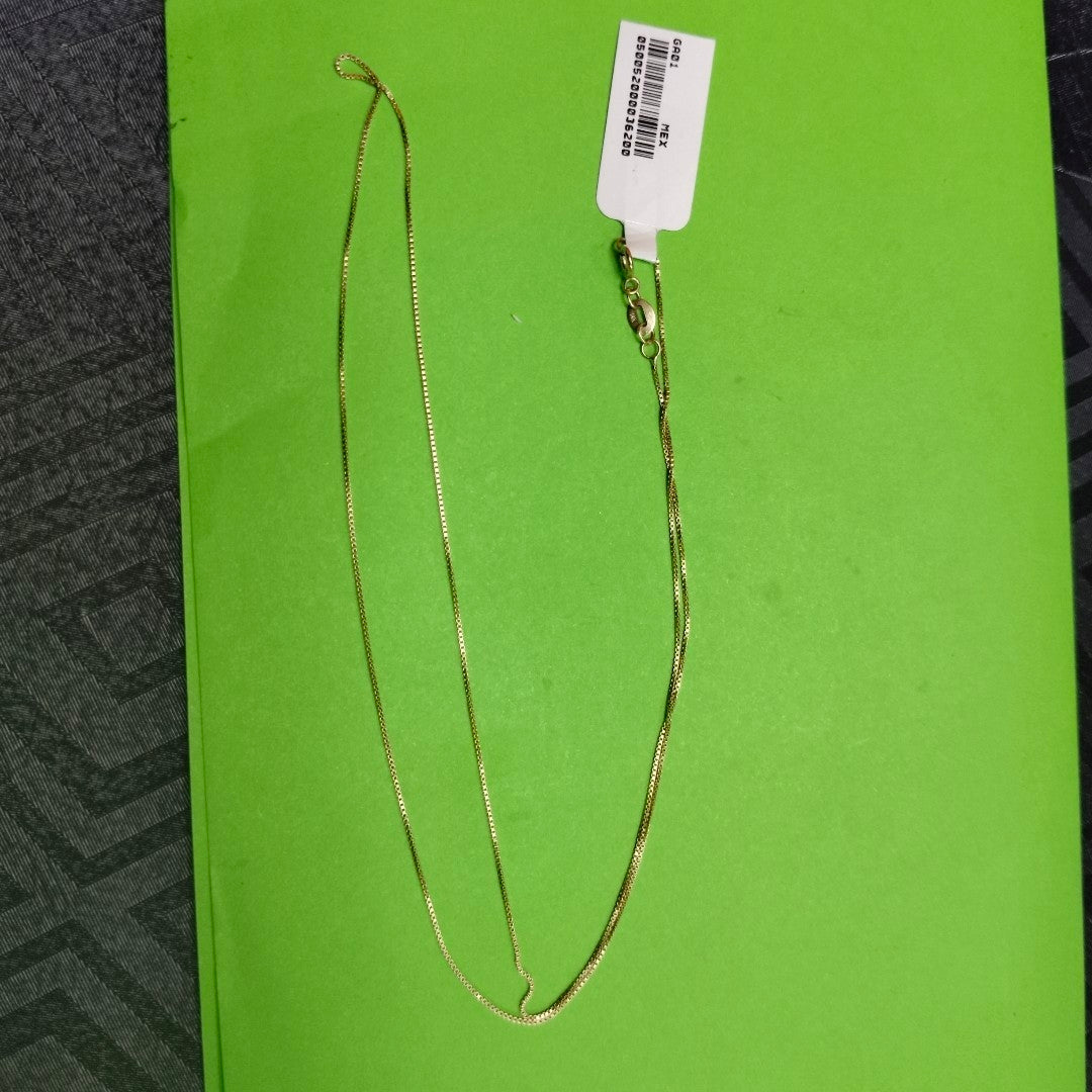 CADENA VENECIANO 14K 55 CM 1.8 GR (NUEVO)