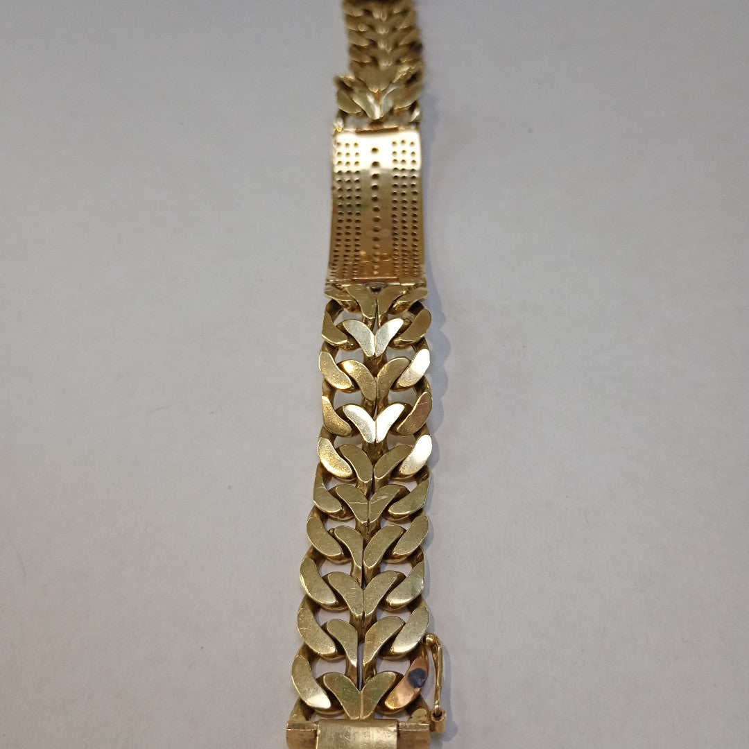 ESCLAVA,PULSERA ORO 14 K 82,60 GRMS (SEMINUEVO)