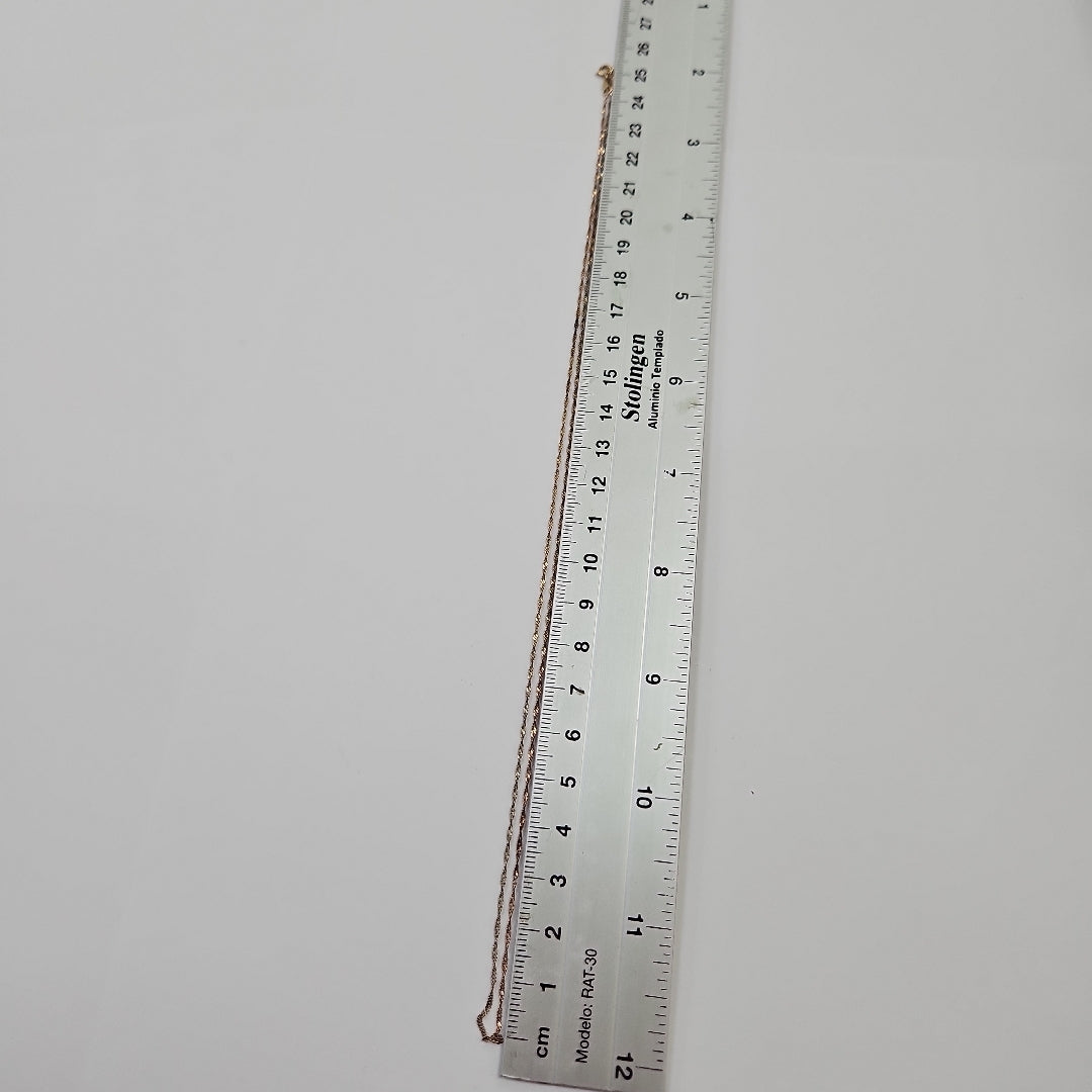 CADENA ORO,ORO COMBINADO 10 K 1,20 GRMS (SEMINUEVO)