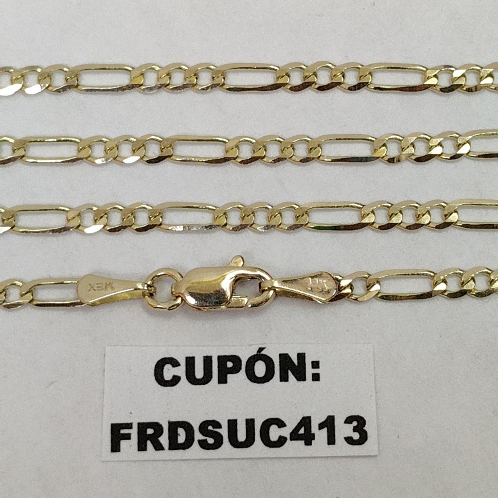 CADENA 3X1 14K 50 CM 4.5 GR (NUEVO)