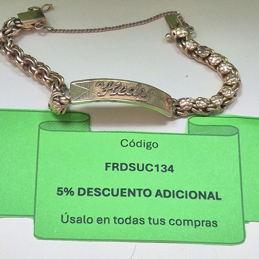 ESCLAVA ORO 10 K 22 GRMS (SEMINUEVO)