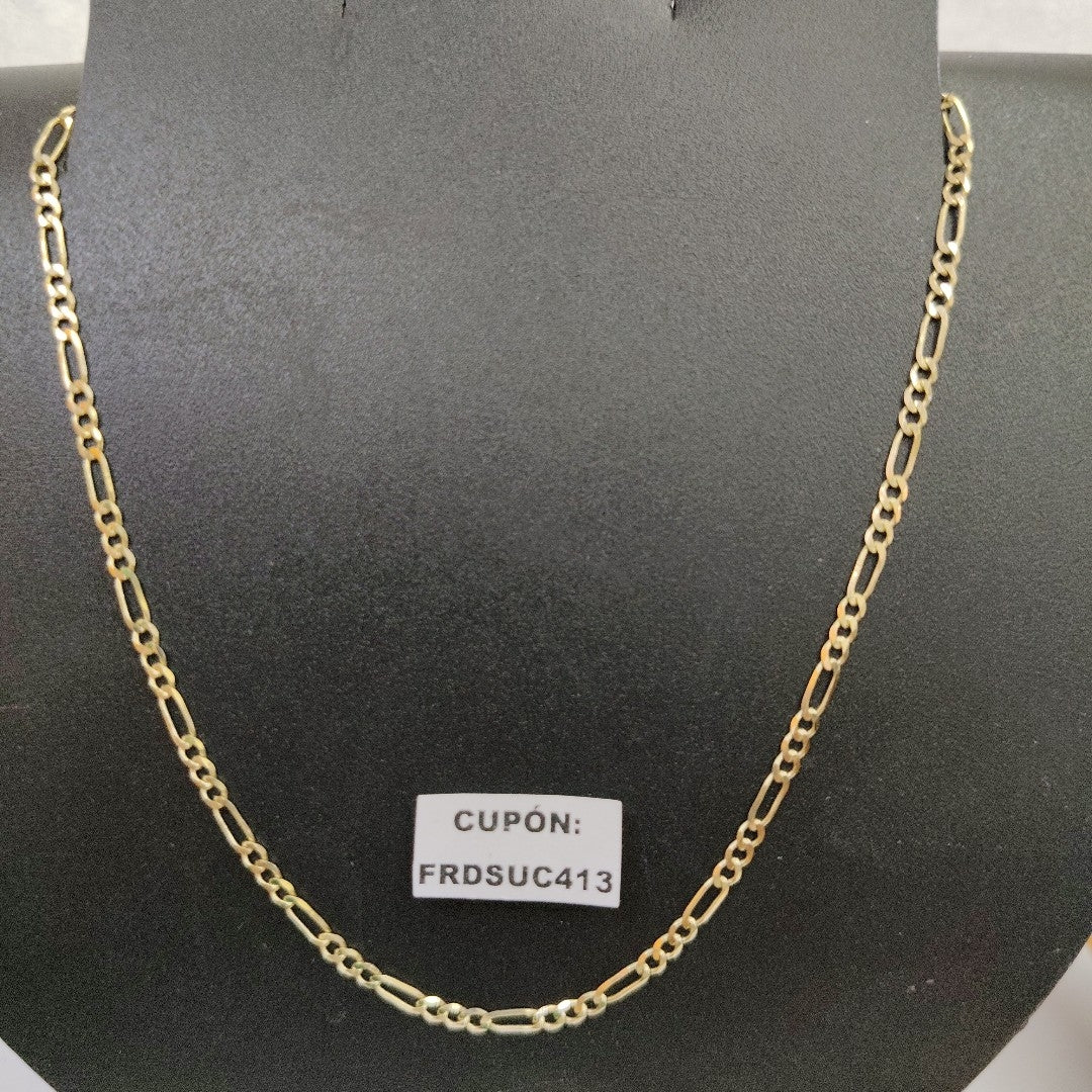 CADENA TEJIDO 3X1 14K 60 CM 5.6 GR (NUEVO)