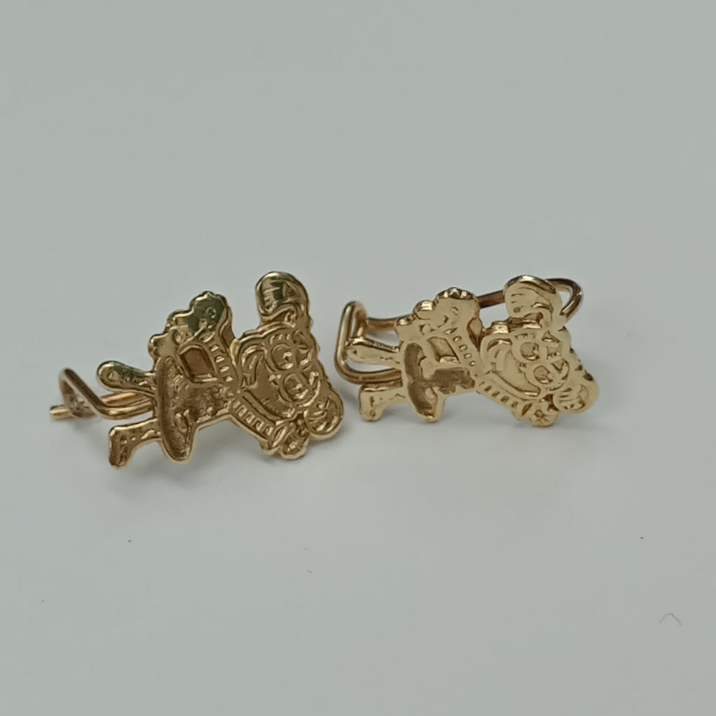 ARETES PAR ORO 10 K 1.8 GRMS (SEMINUEVO)