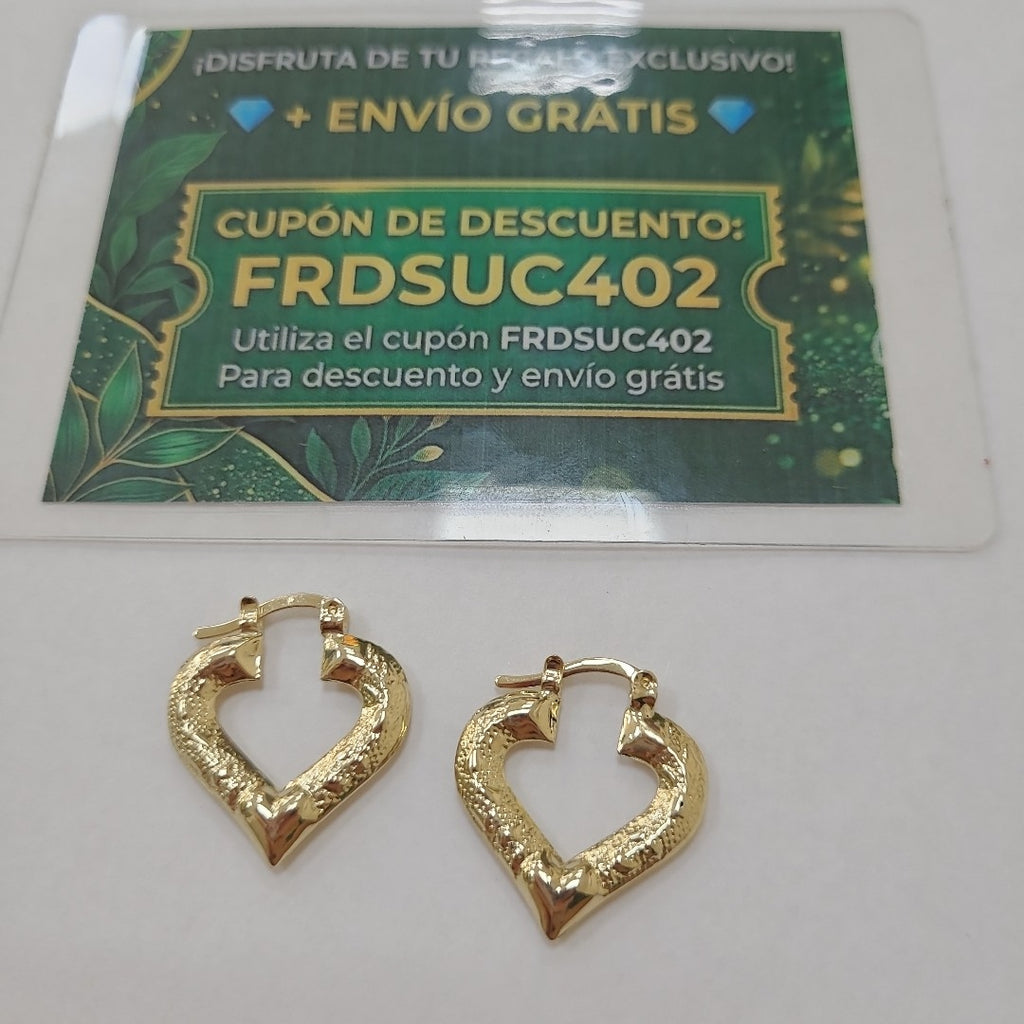 ARETES ARRACADAS 14K 1.7 GR (NUEVO)