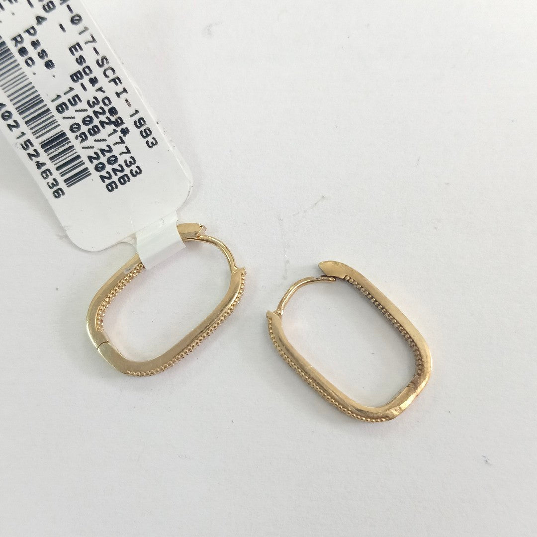 ARRACADAS PAR ORO 10 K 2.4 GRMS (SEMINUEVO)