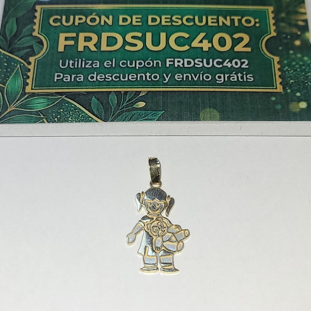 DIJE NIÑA 10K 1 GR (NUEVO)