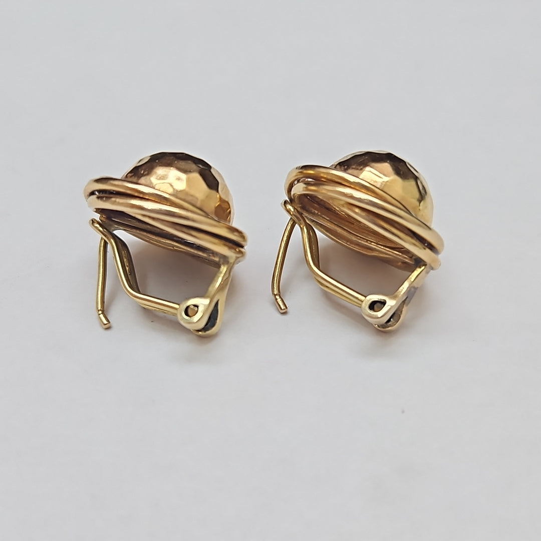 ARETES PAR ORO 14 K 4,80 GRMS (SEMINUEVO)