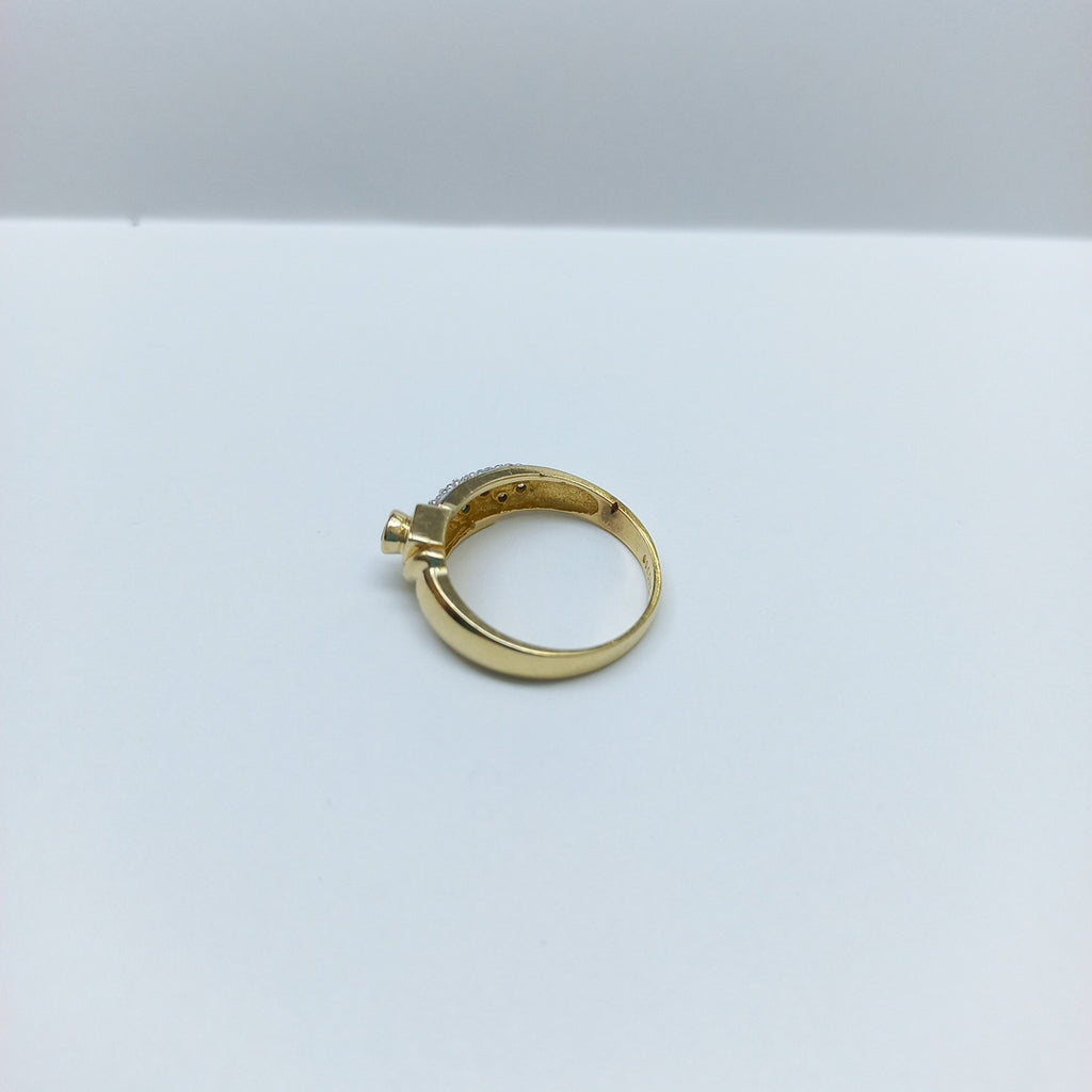 K1 2,90 GRMS 14 K IDENTIFICACIÓN ANILLO MATERIALES ORO MATERIALES GEMOLÓGI (SEMINUEVO)