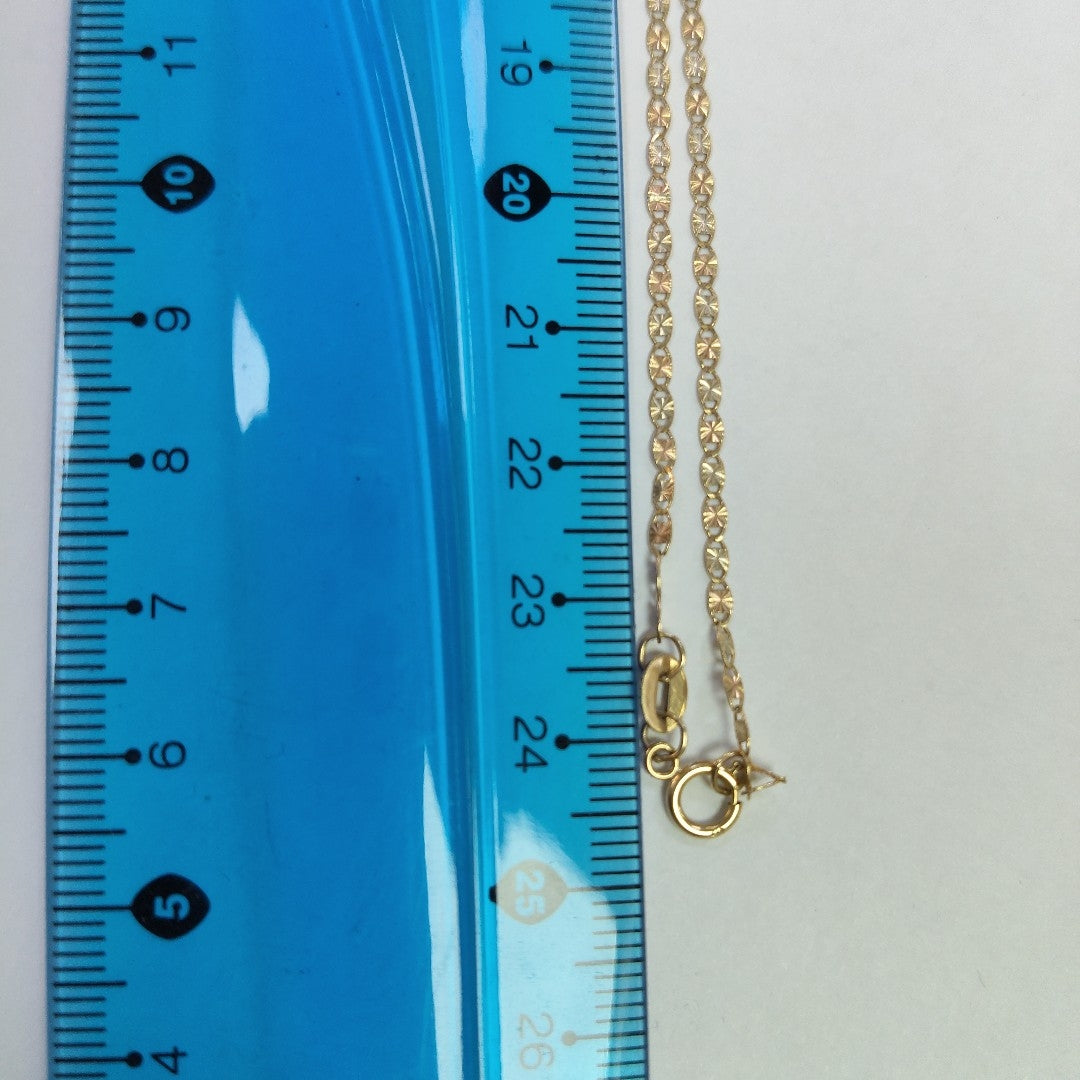 CADENA, CRUCIFIJO ORO 10 K 2.7 GRMS (SEMINUEVO)
