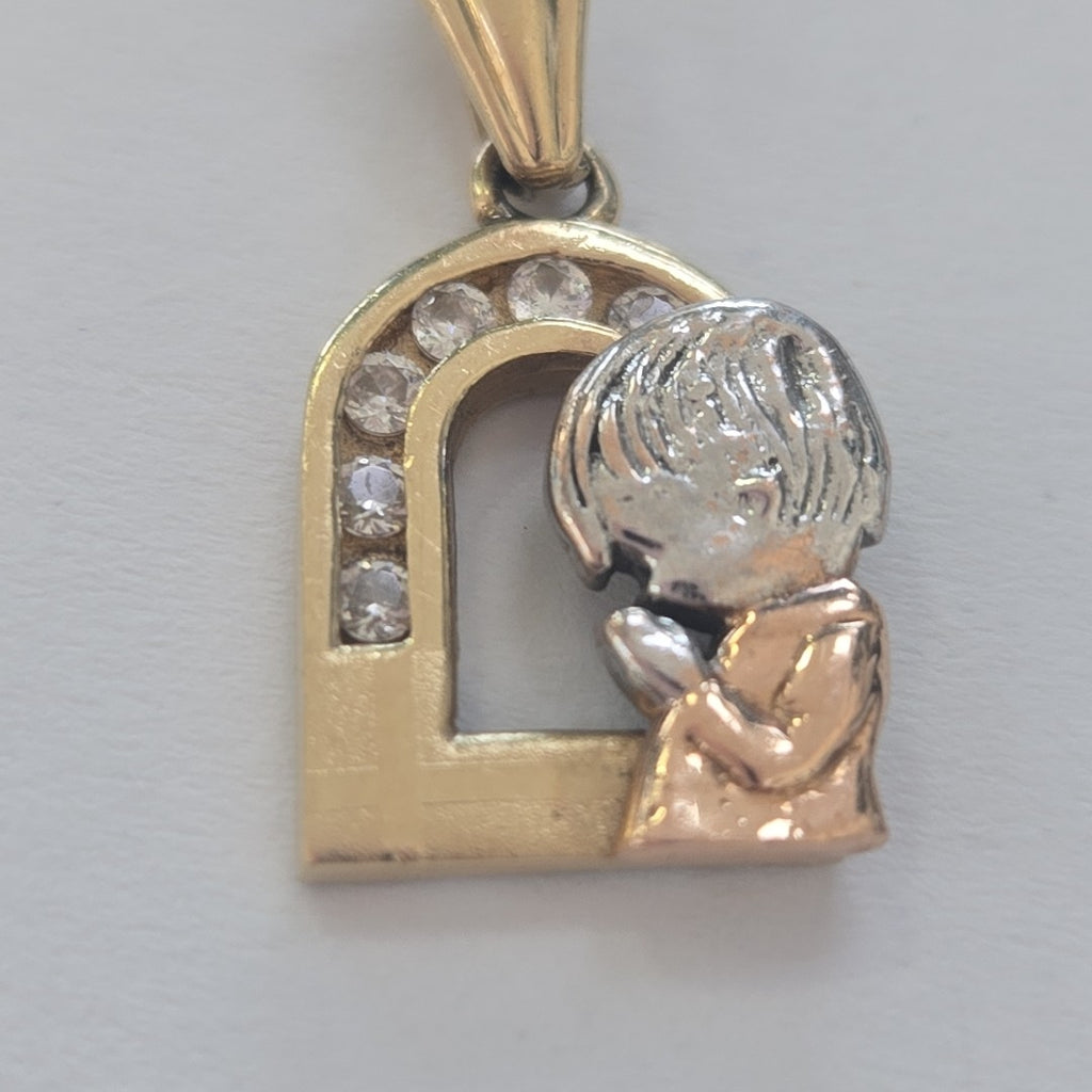 DIJE ORO, ORO COMBINADO 14 K 2.9 GRMS (SEMINUEVO)