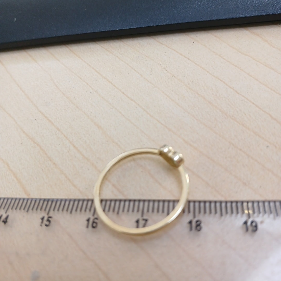 ANILLOS ANILLITO FIG CORAZON 10K TALLA 7 1.1 GR (NUEVO)