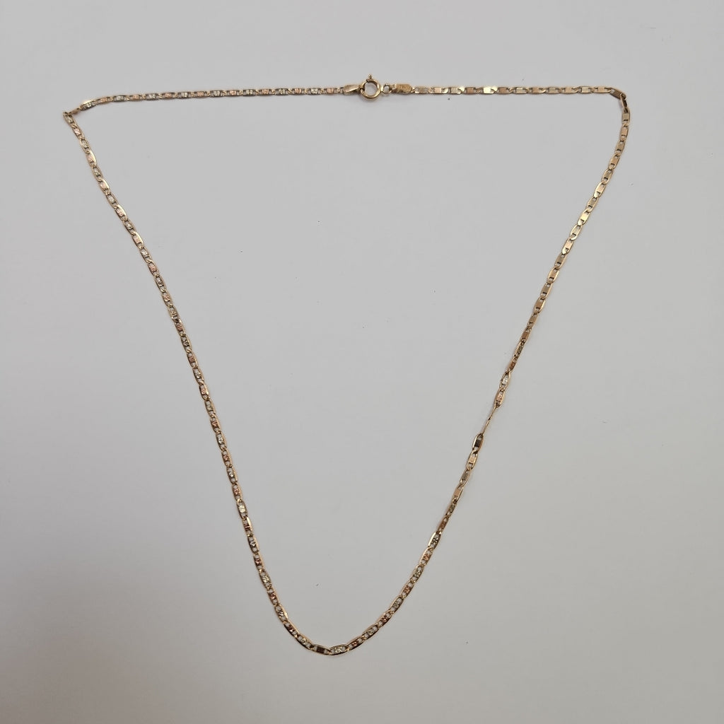 CADENA ORO, ORO COMBINADO 10 K 1.7 GRMS (SEMINUEVO)