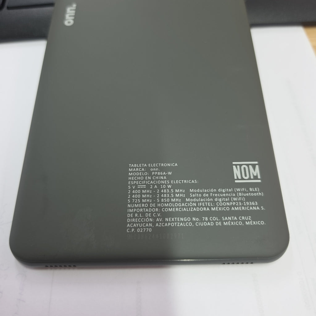 TABLETA ONN PP86AW 32 GB 3 GB RAM (SEMINUEVO)