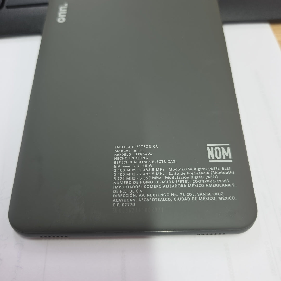 TABLETA ONN PP86AW 32 GB 3 GB RAM (SEMINUEVO)
