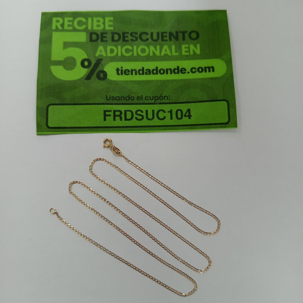 CADENA ORO 14 K 1,60 GRMS (SEMINUEVO)