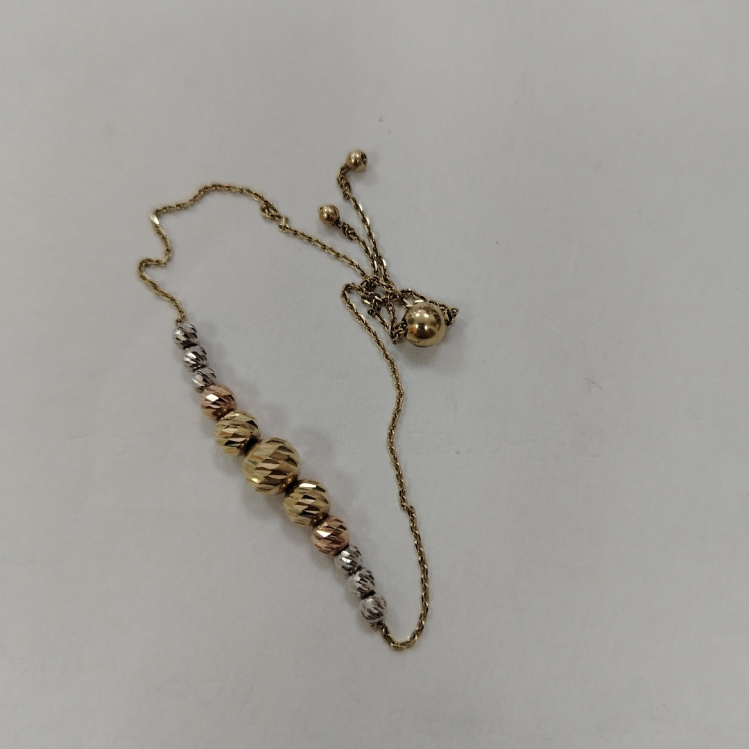 PULSERA ORO COMBINADO 14 K 2.4 GRMS (SEMINUEVO)
