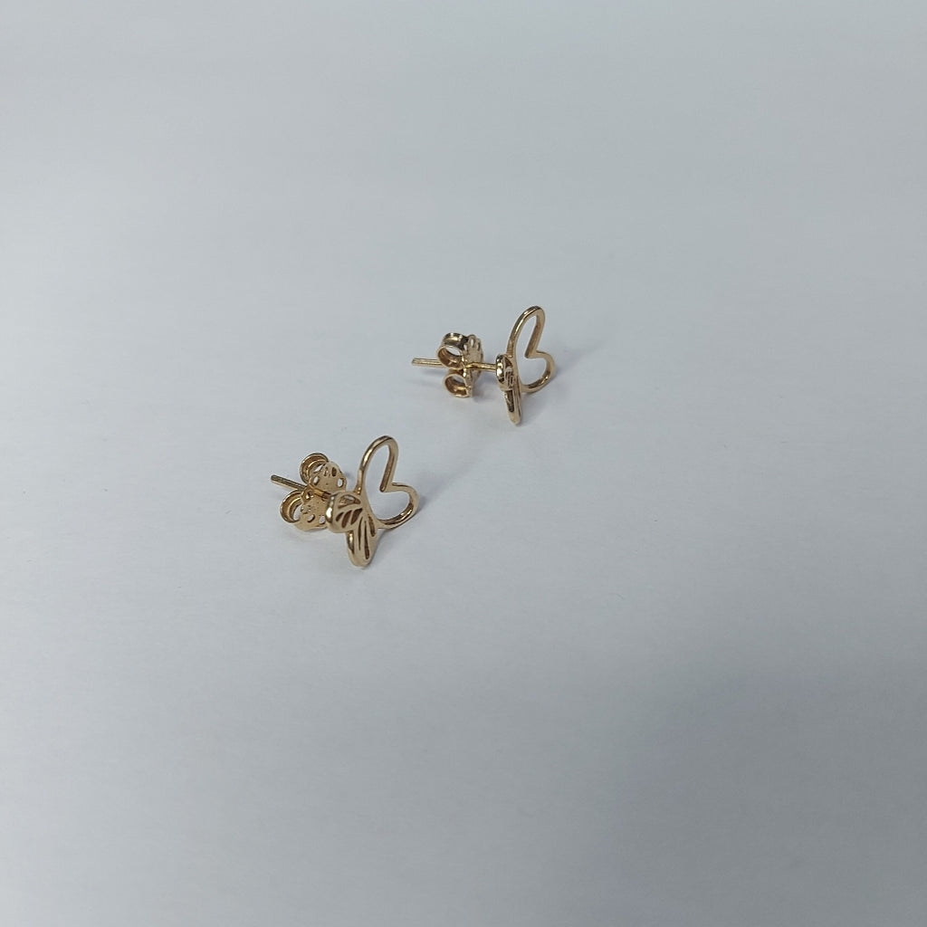 BROQUELES PAR ORO 14 K 1,60 GRMS (SEMINUEVO)
