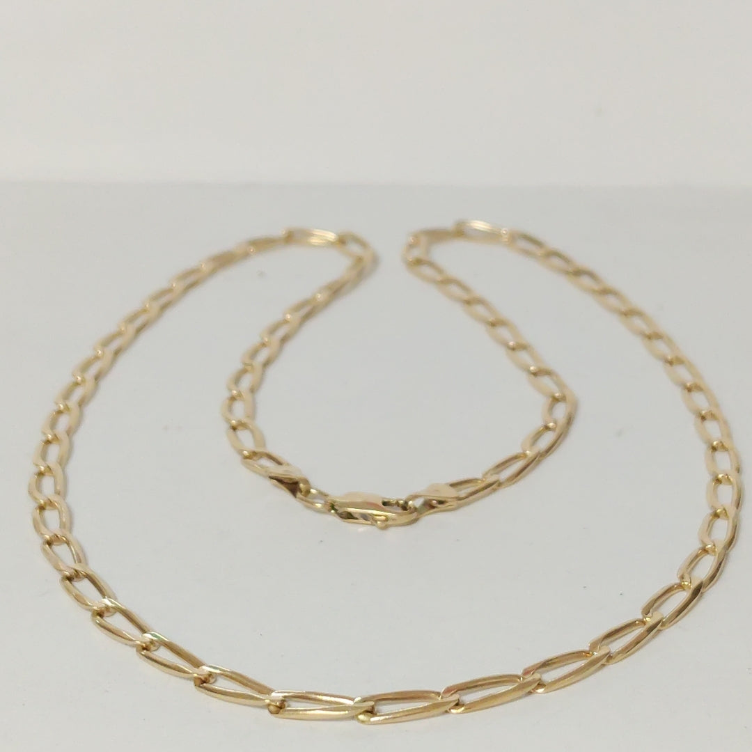 CADENA, PULSERA ORO 10 K 15.4 GRMS (SEMINUEVO)