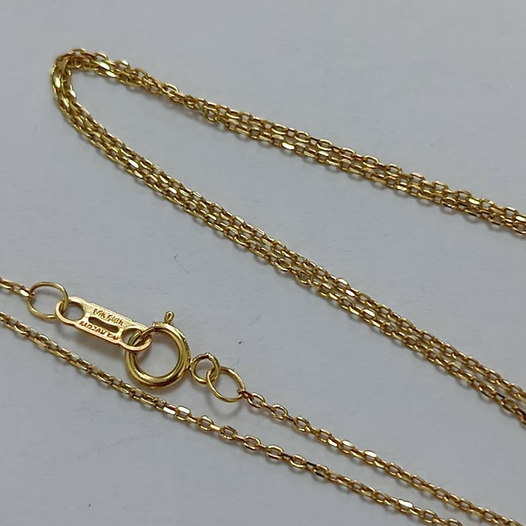 CADENA, DIJE ORO 14 K 2 GRMS (SEMINUEVO)