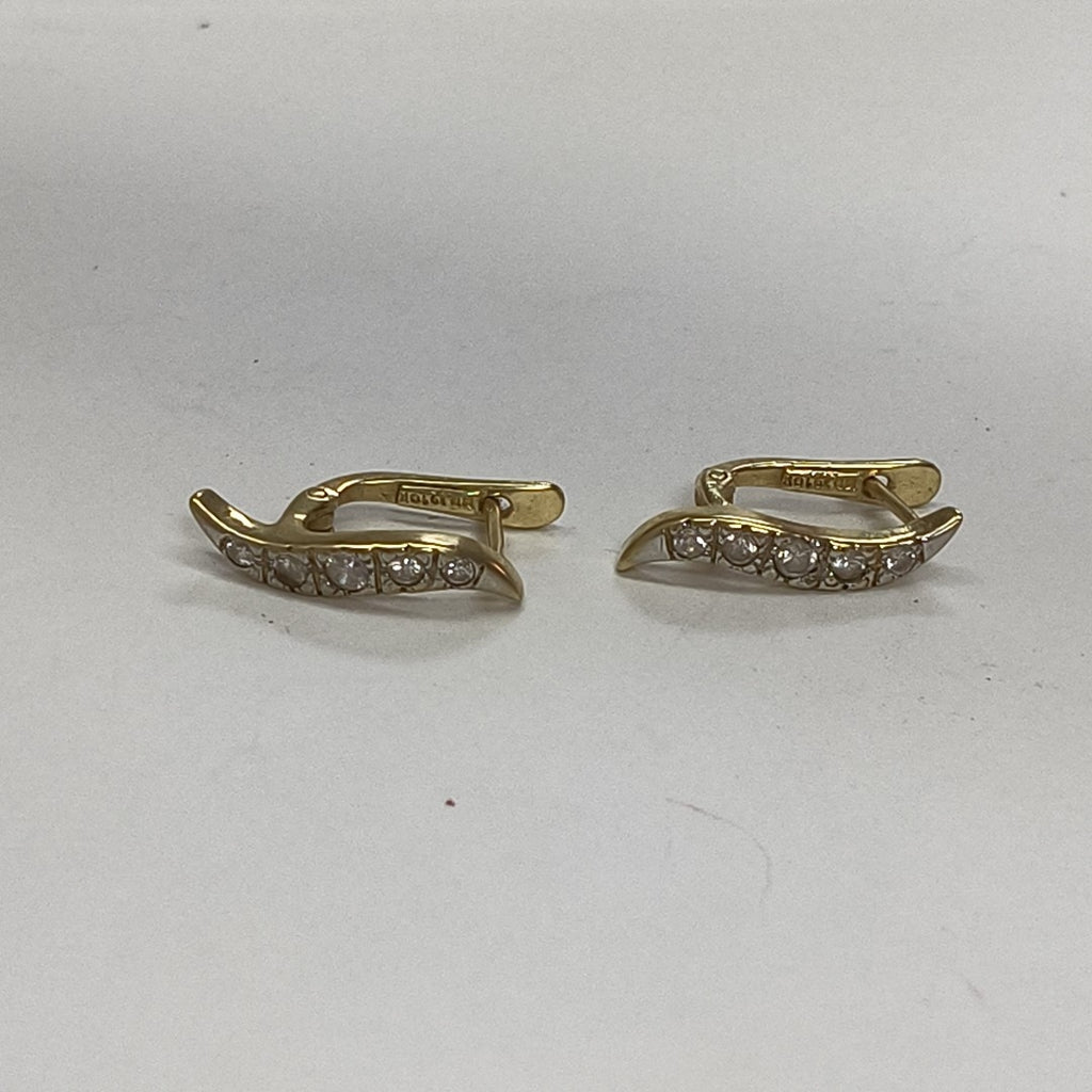ARETES PAR ORO 10 K 2.7 GRMS (SEMINUEVO)