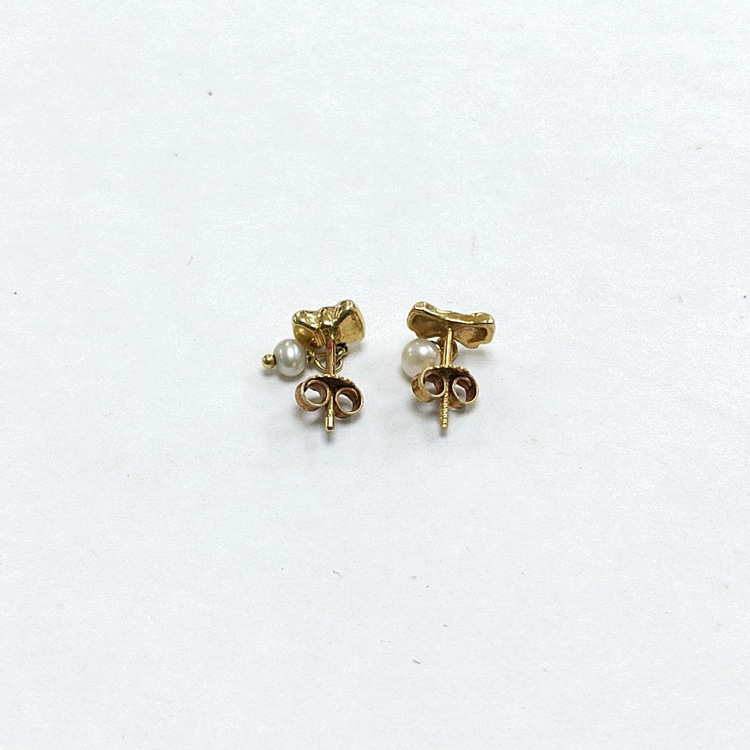 BROQUELES PAR ORO 10 K 1,40 GRMS (SEMINUEVO)