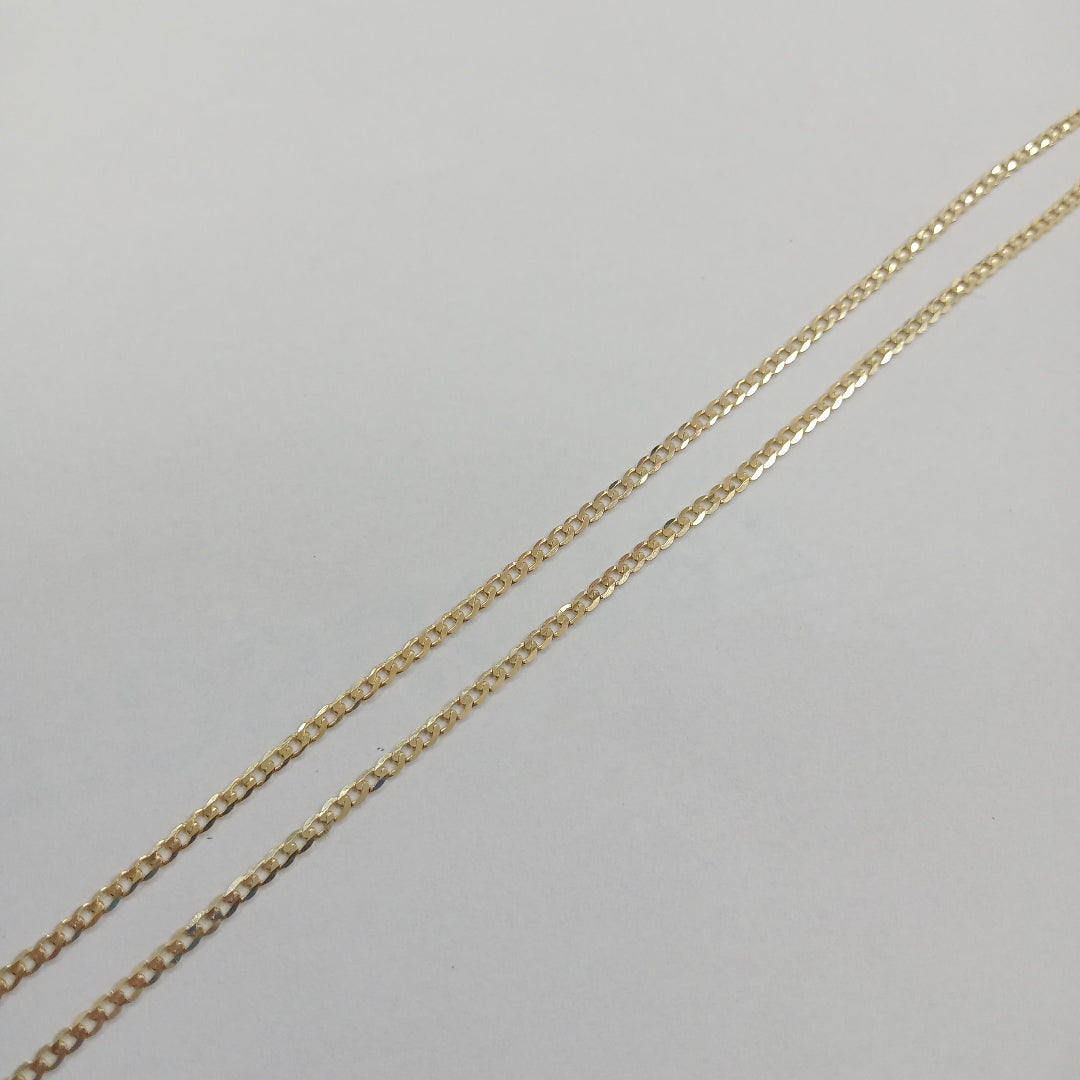 CADENAS BARBADA AMARILLA ORO 14K 2.2 (NUEVO)