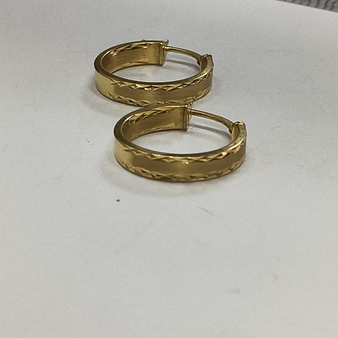 ARRACADAS PAR ORO 10 K 1,90 GRMS (SEMINUEVO)