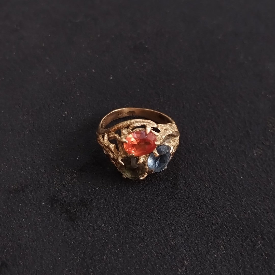 ANILLO ORO 14 K 5.3 GRMS (SEMINUEVO)