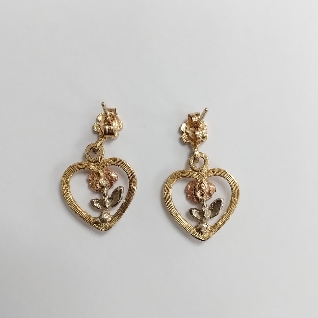 ARETES PAR ORO 10 K 2,20 GRMS (SEMINUEVO)